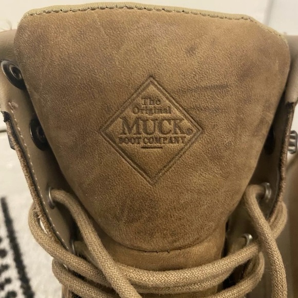 Muck Boot Liberty Waterproof Wedge Booties Womens Brown Casual Boots Size 5.5 - Picture 8 of 8